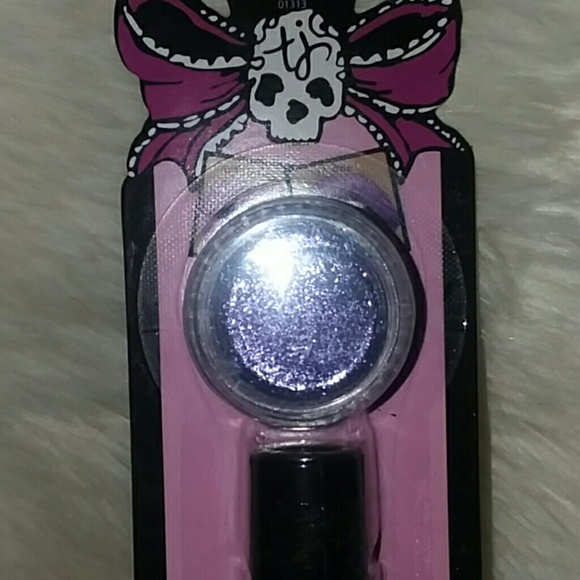 NIP TJ Wicked Purple Lip Paint Color & Glitter Set - Picture 2 of 4